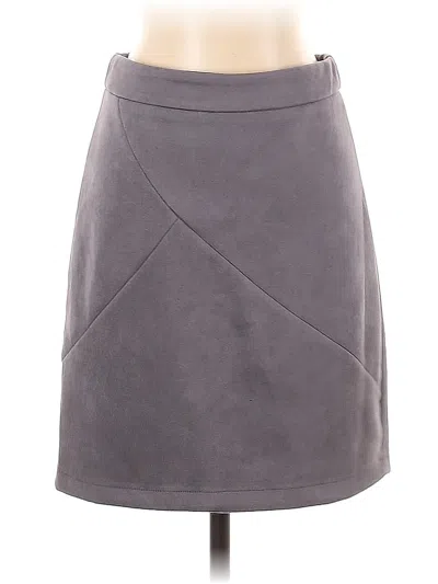 Pre-owned Simplee Casual Skirt In Gray