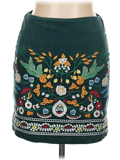 Pre-owned Simplee Casual Skirt In Green