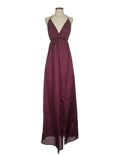 Pre-owned Simplee Cocktail Dress In Burgundy