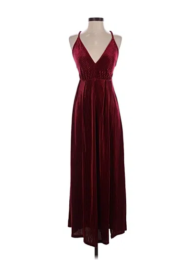 Pre-owned Simplee Cocktail Dress In Burgundy
