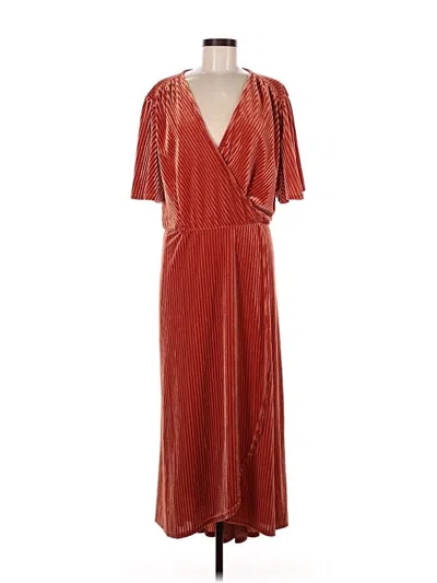 Pre-owned Simplee Cocktail Dress In Orange