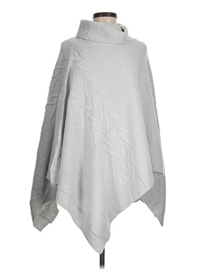 Pre-owned Simplee Poncho In Blue