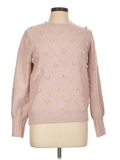 Pre-owned Simplee Pullover Sweater In Pink