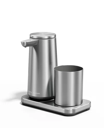 Simplehuman 10 Oz. Sensor Pump Foam With Rinse Cup In Silver