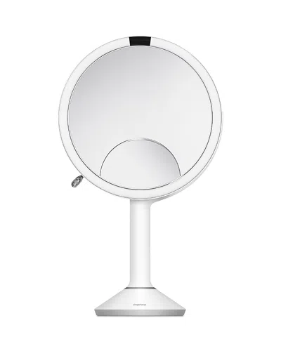Simplehuman 10 Sensor Makeup Mirror, Trio Magnification & Adjustable Brightness In White