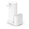 Simplehuman 14oz Sensor Pump, Touch-free Hand Soap Dispenser With Sponge Caddy In White