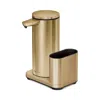 Simplehuman 14 Oz. Liquid Sensor Pump With Caddy In Gold