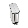 Simplehuman 45-liter Butterfly Step Garbage Can In Brushed Stainless Steel