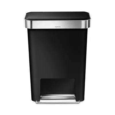 Simplehuman 45 Liter Rectangular Step Can In Black