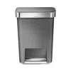 Simplehuman 45 Liter Rectangular Step Can In Grey