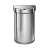 Simplehuman 45 Liter Semi-round Sensor Can In Brushed