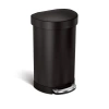 Simplehuman 45l Semi Round Liner Rim Step Trash Can