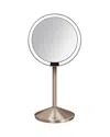 Simplehuman 5 Sensor Travel Makeup Mirror, 10x Magnification & Adjustable Brightness In Gold