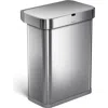 Simplehuman 58l Rectangular Sensor Can With Voice And Motion Control