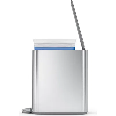 Simplehuman 5l Slim Step Can In White