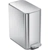 Simplehuman 5l Slim Step Trash Can In Gray
