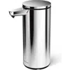 Simplehuman 9 Oz. Rechargeable Liquid Sensor Pump In Silver