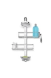 Simplehuman Adjustable Caddy, Stainless Steel + Anodized Aluminum In Silver