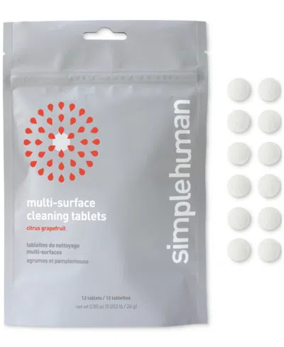 Simplehuman Citrus Grapefruit 12 Pack Multi-surface Cleaning Tablet In No Color