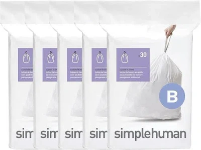 Simplehuman Code B Custom Fit Liners With Quick Dispense Packs