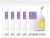 Simplehuman Code E Custom Fit Liners With Quick Dispense Packs In White