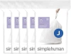 Simplehuman Code J Custom Fit Liners With Quick Dispense Packs