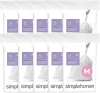 Simplehuman Code M Custom Fit Liners With Quick Dispense Packs In White