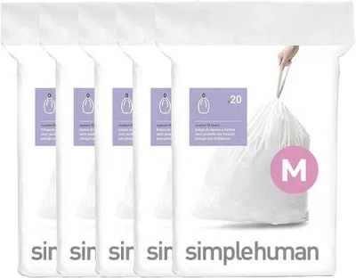 Simplehuman Code M Custom Fit Liners With Quick Dispense Packs