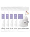 Simplehuman Code Q Custom Fit Liners, Pack Of 100 In White