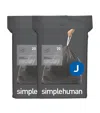 Simplehuman Custom Fit Code J Bin Liners In Gray