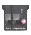 Simplehuman Custom Fit Code M Bin Liners In Black