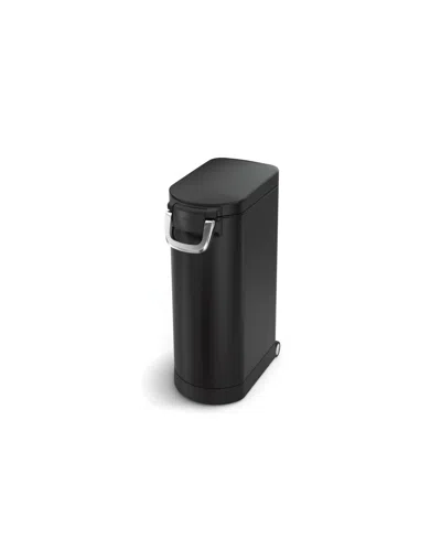 Simplehuman Large Pet Food Can In Matte Black