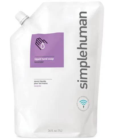 Simplehuman Lavender Hand Soap Liquid Refill Pouch, 34 Oz. In No Color