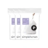 Simplehuman Liners Code P Custom Fit 16-gal Trash Bags, 60 Count In White