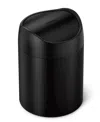 Simplehuman Mini Trash Can, 1.5 Liter In Matte Black