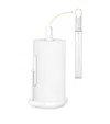 Simplehuman Paper Towel Holder And Spray Pump In White