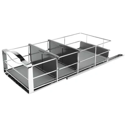 Simplehuman Pull-out Cabinet Organizer, Heavy-gauge Steel Frame In Chrome