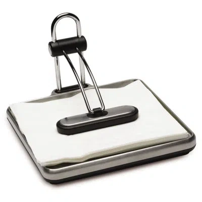 Simplehuman Quick Grip Napkin Holder, Stainless Steel In Silver