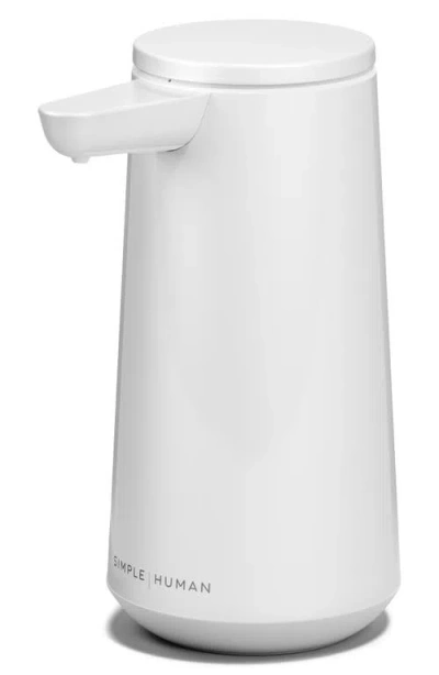 Simplehuman Rechargeable Sensor Pump Foam Soap Dispenser In White