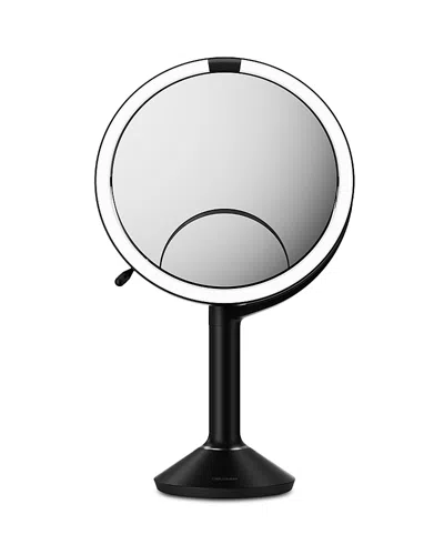 Simplehuman Sensor Mirror Trio - Matte Black Steel (usb-c) In Transparent