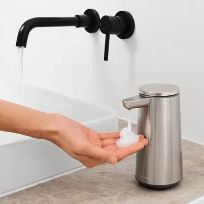 Simplehuman Sensor Pump Foam, Steel In Brushed