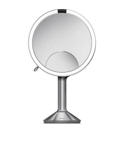 Simplehuman Stainless Steel Trio Touch Control Mirror In Brushed Stainless Steel
