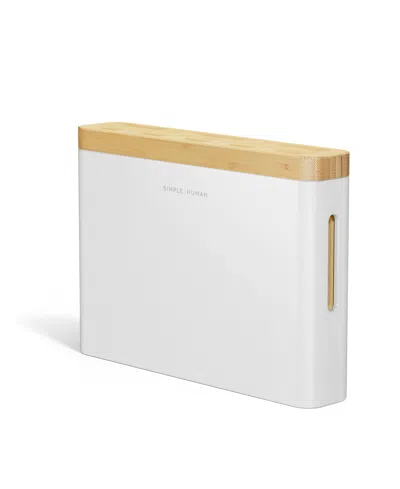 Simplehuman Steel 6" Knife Block Dishrack Accessory In White