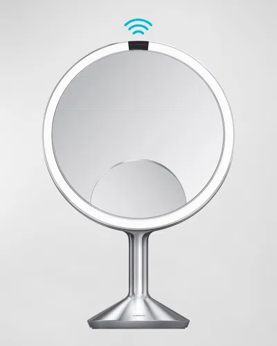 Simplehuman Trio Max Sensor Makeup Mirror, Brushed In White