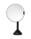 Simplehuman Wall Mount Brushed Sensor Mirror In Black