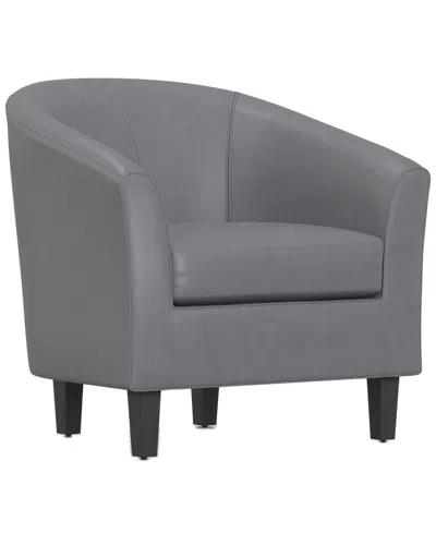 Simpli Home Austin 30in Contemporary Tub Chair In Gray