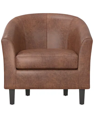 Simpli Home Austin 30in Contemporary Tub Chair In Animal Print