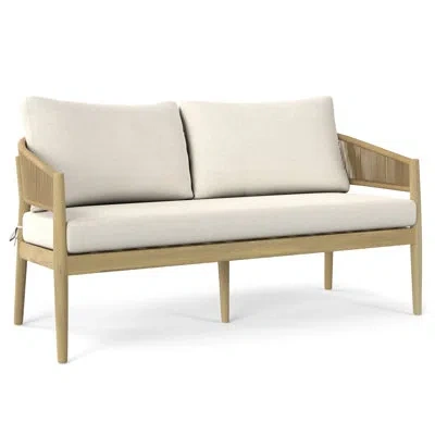 Simpli Home Bayshore Outdoor Sofa In Natural