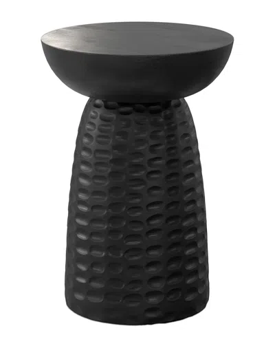 Simpli Home Boyd 13in Solid Wood Contemporary Accent Table