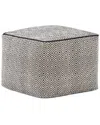 Simpli Home Brynn Boho Square Pouf